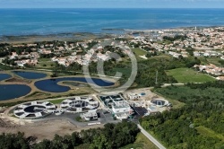 vue aérienne station d épuration La Cotinière