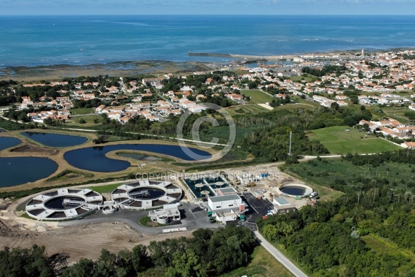 vue aérienne station d épuration La Cotinière