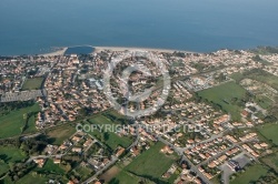 Vue aérienne de La Bernerie-en-Retz, Loire Atlantique 44