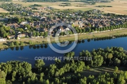 vue aérienne de Saint-Dyé-sur-Loire