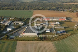 Z.I de Droue-sur-Drouette vue du ciel