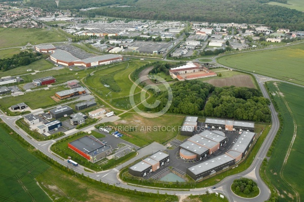 ZA de Rambouillet et Gazeran vue du ciel