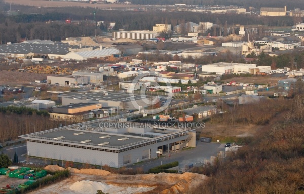 Zon industrielle d Etampes vue du ciel