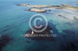 ÃŽle de Siec, ,le Finistere vue du ciel ÃŽle de Siec, ,le Finistere vue du ciel