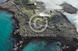 Île de Siec, Le Finiisitère vu du ciel