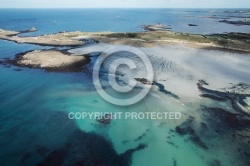 Île de Siec ,le Finistere vue du ciel