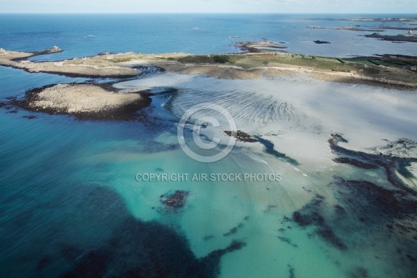 Île de Siec ,le Finistere vue du ciel