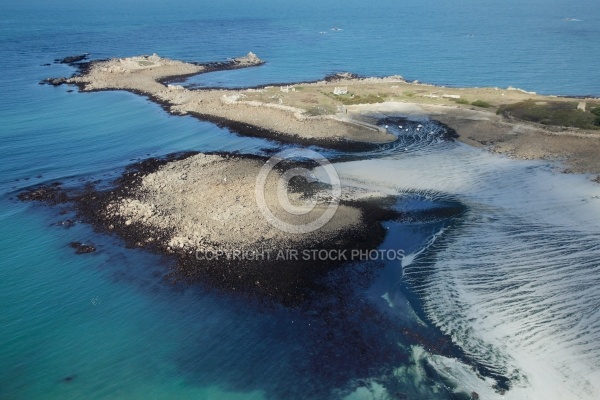 Île de Siec ,le Finistere vue du ciel