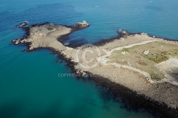 Île de Siec ,le Finistere vue du ciel