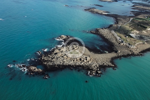 Île de Siec, ,le Finistere vue du ciel