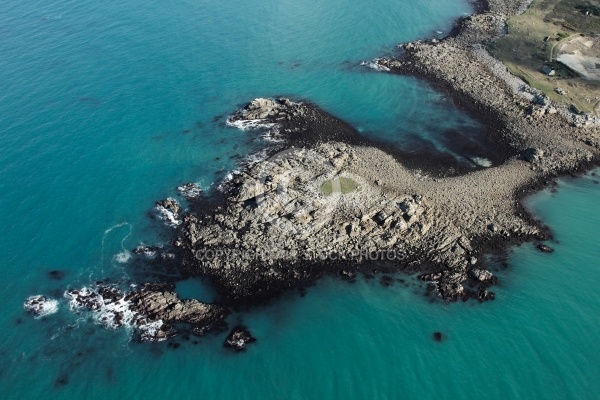 Île de Siec, ,le Finistere vue du ciel