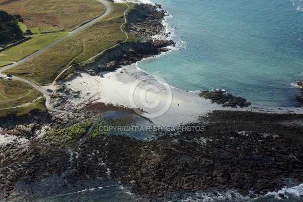 Île ségal, Plouarzel vue du ciel