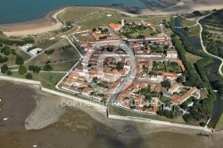 île d Aix, charente-Maritime vue du ciel île d Aix, charente-Maritime vue du ciel