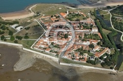 île d Aix, charente-Maritime vue du ciel