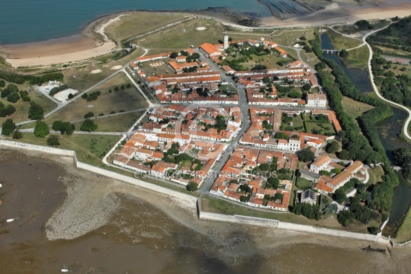 île d Aix, charente-Maritime vue du ciel