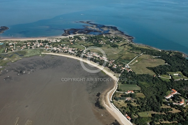 île d Aix l Anse du Saillant vue du ciel