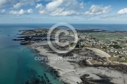 île de Batz , ,le Finistere vue du ciel