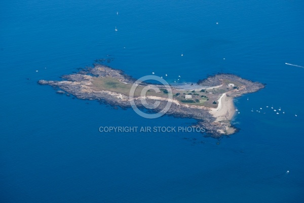 île Dumet vue du ciel