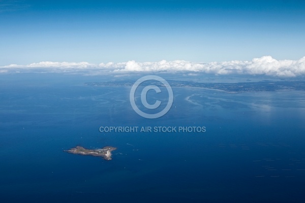 île Dumet vue du ciel